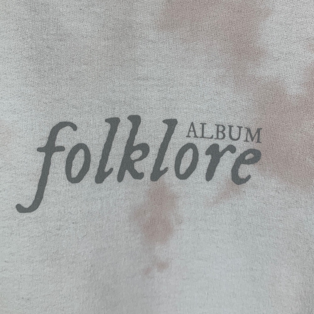 Authentic Merch Taylor Swift Folklore Album Sweatshirt - Picture 6 of 7